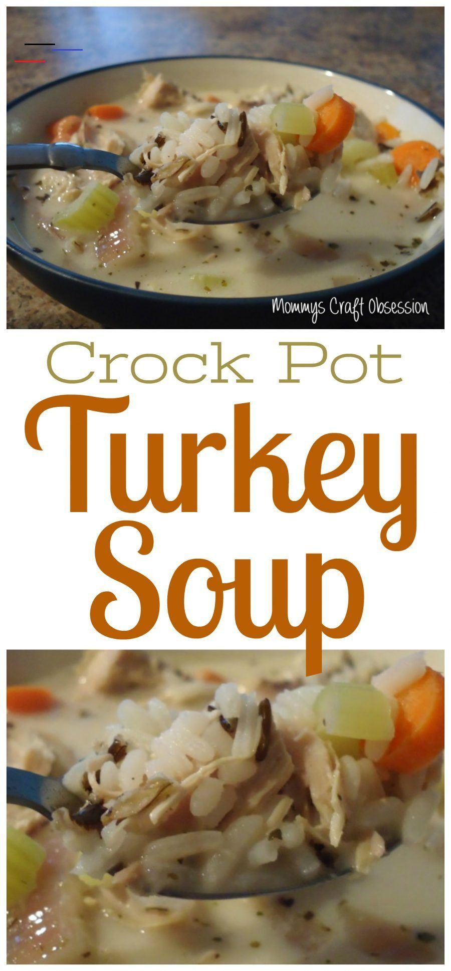 Leftover Turkey Soup Crock Pot
 Crock Pot Turkey Soup Recipe turkeysoup in 2020