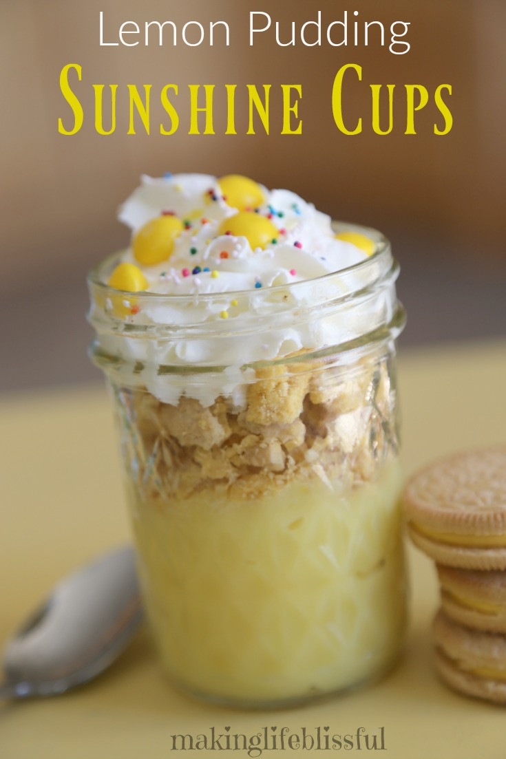 Lemon Puddings Desserts
 Lemon Pudding Sunshine Cup Snack