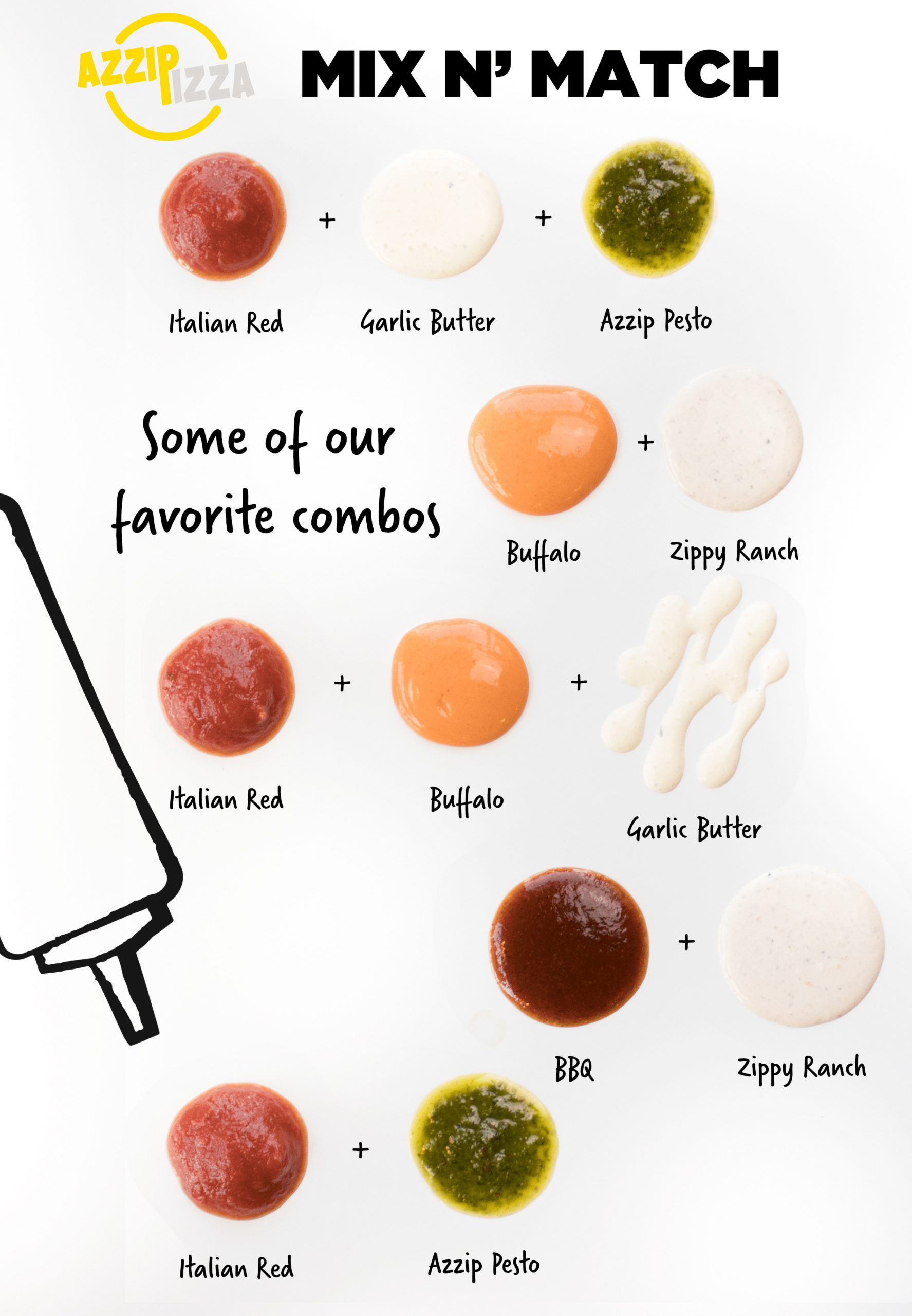 List Of Sauces
 What s Your Sauce Boss Azzip Pizza
