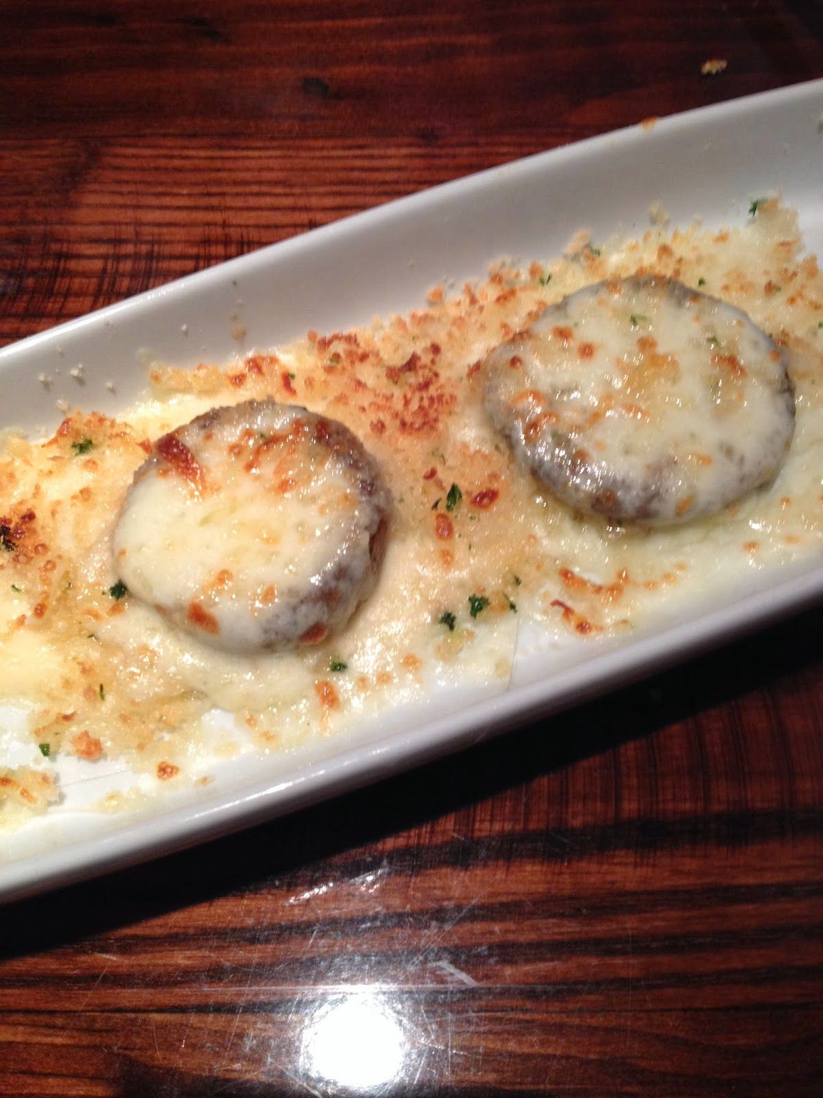 Longhorn Stuffed Mushrooms
 Passing the Plate Longhorn Steakhouse Cheddar and Herb