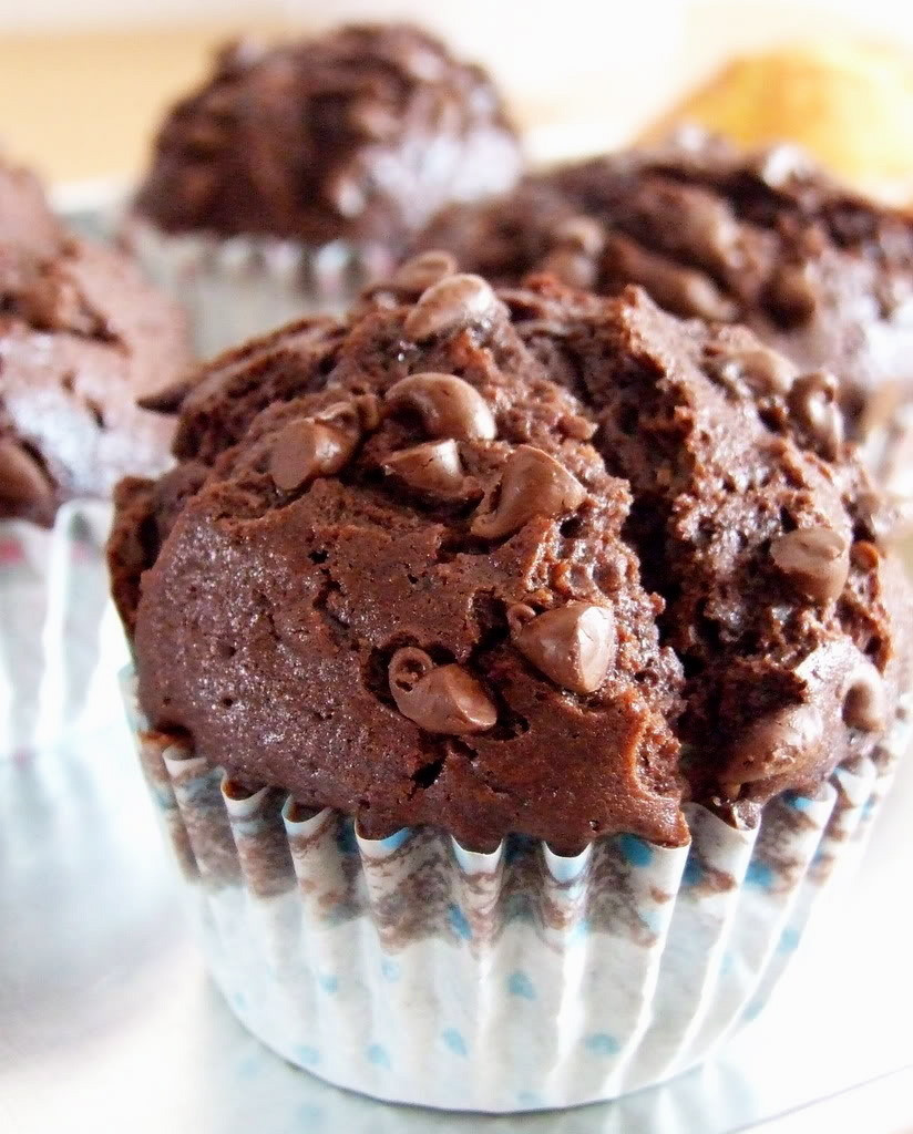 Low Calorie Chocolate Chip Muffins
 For Bakes Sake Healthy Low calorie Chocolate Muffins