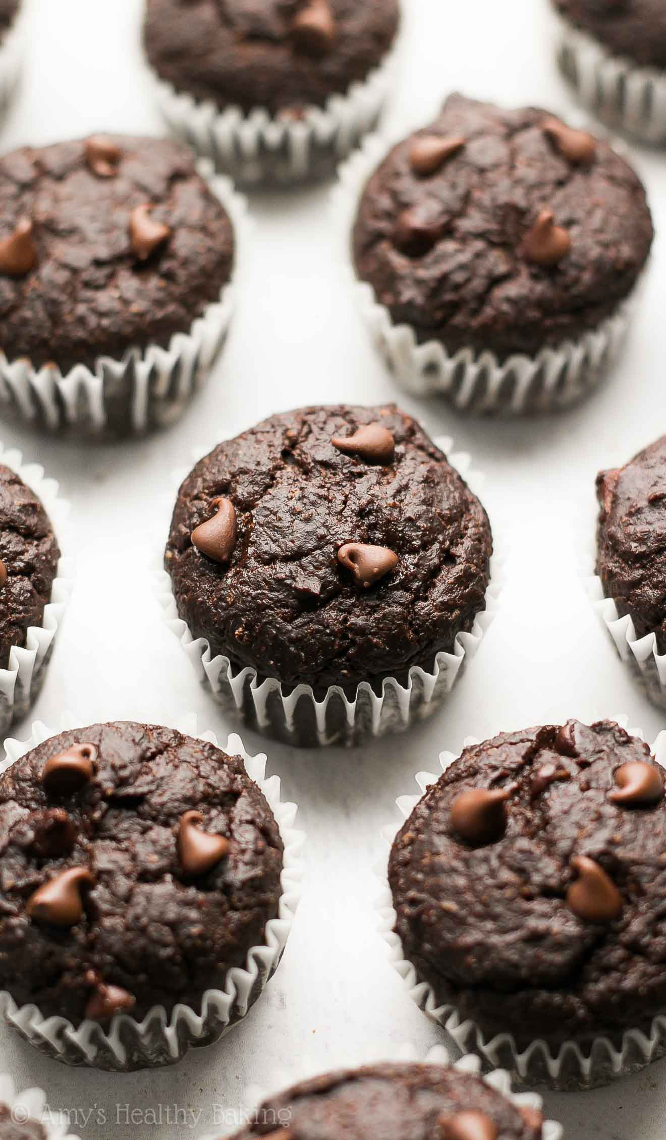 Low Calorie Chocolate Chip Muffins
 The Ultimate Healthy Chocolate Mini Muffins