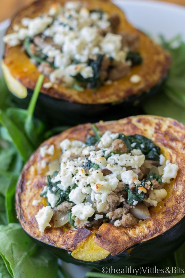 Low Carb Acorn Squash Recipes
 Savory Stuffed Acorn Squash easy delectable and packed