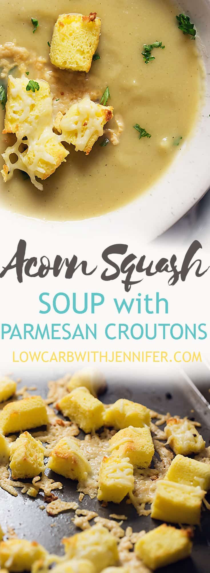 Low Carb Acorn Squash Recipes
 Acorn Squash Soup with Parmesan Croutons Recipe
