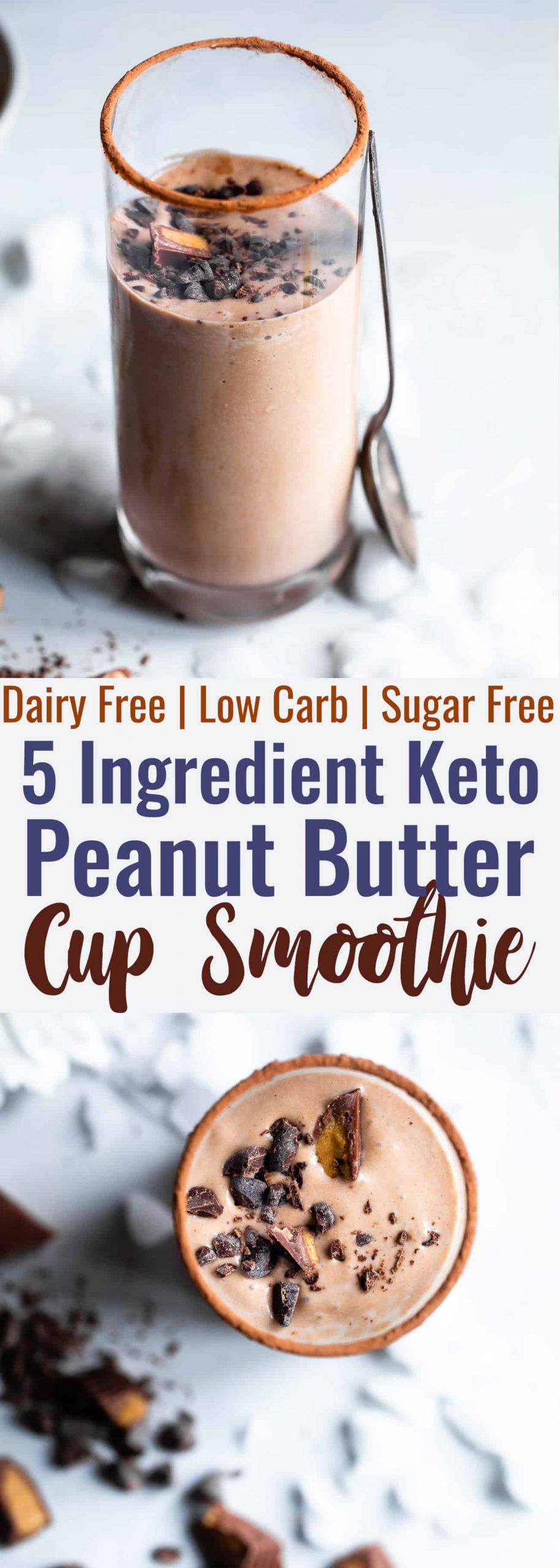 Low Carb Breakfast Smoothies
 Peanut Butter Keto Low Carb Smoothie With Almond Milk