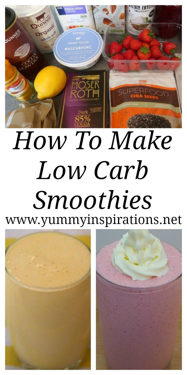 Low Carb Breakfast Smoothies
 How To Make Low Carb Smoothies