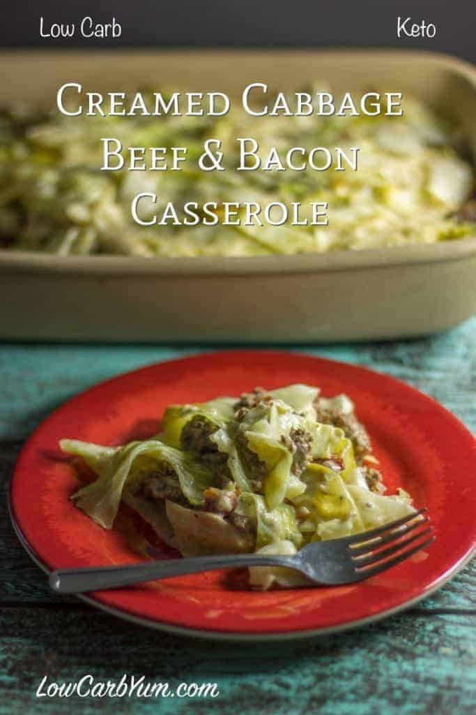 Low Carb Cabbage And Ground Beef Recipes
 Creamed Cabbage & Ground Beef Casserole