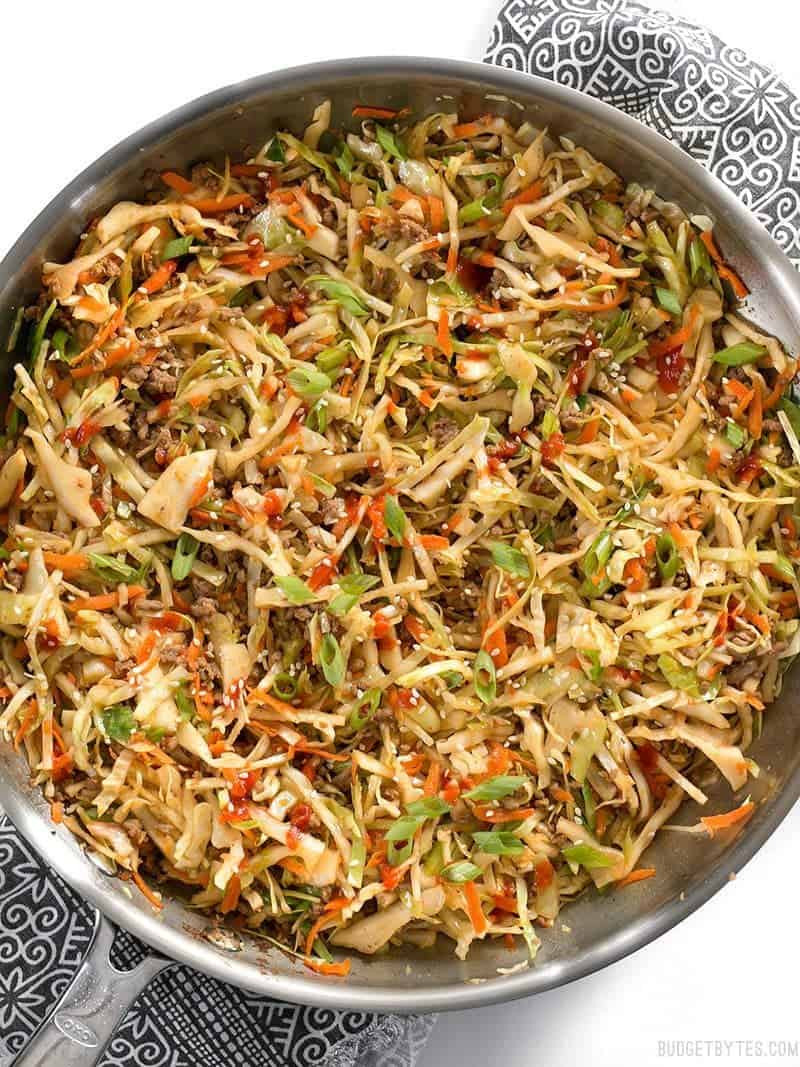 Low Carb Cabbage And Ground Beef Recipes
 Beef and Cabbage Stir Fry Bud Bytes