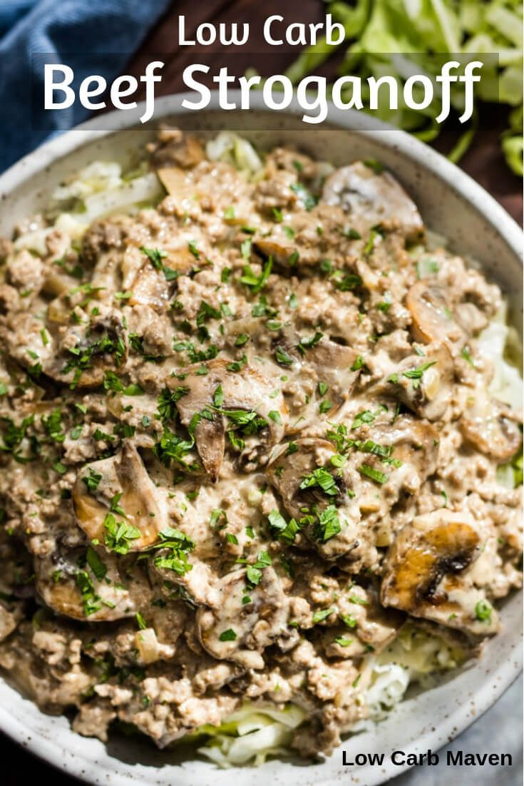 Low Carb Cabbage And Ground Beef Recipes
 Try this easy low carb ground beef stroganoff with cream
