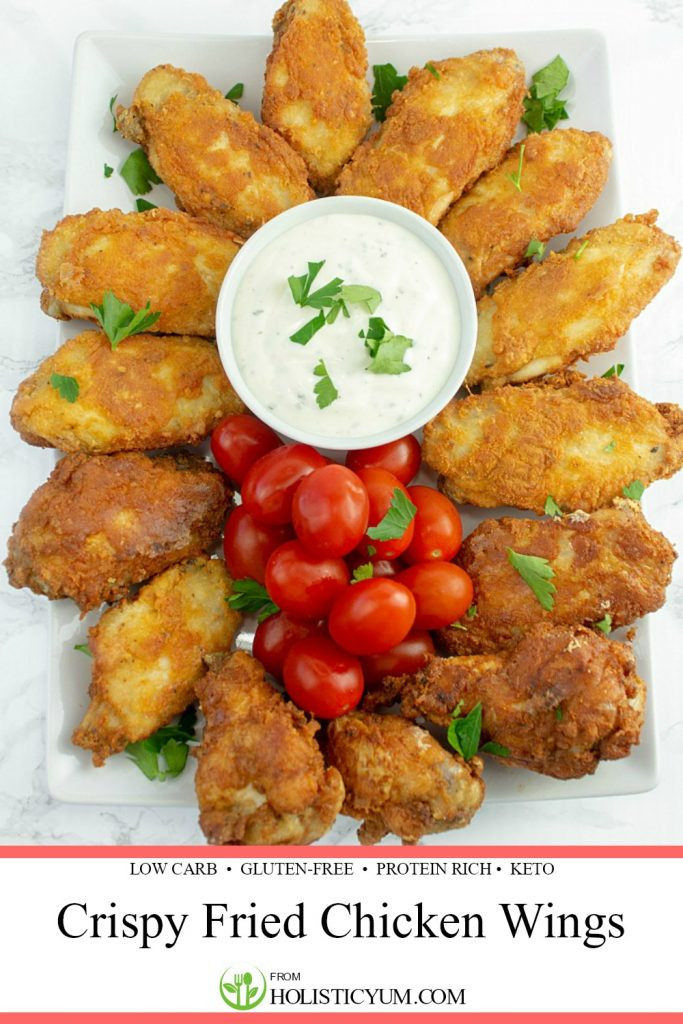 Low Carb Chicken Wings
 Low Carb Keto Fried Chicken Wings • Holistic Yum