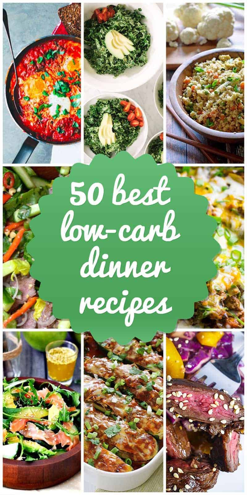 Low Carb Dinner Options
 50 Best Low Carb Dinners Recipes and Ideas
