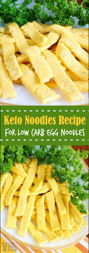 Low Carb Egg Noodles Recipe
 Keto Noodles Recipe for Low Carb Egg Noodles Natural