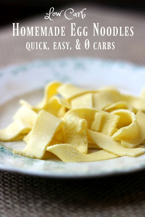 Low Carb Egg Noodles Recipe
 Low Carb Egg Noodles How to Make Low Carb Pasta