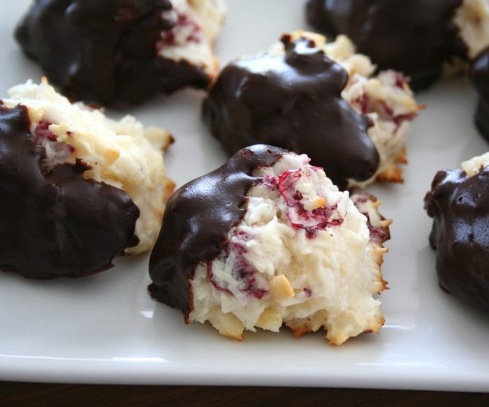 Low Carb Macaroons
 Low Carb Cranberry Almond Macaroons