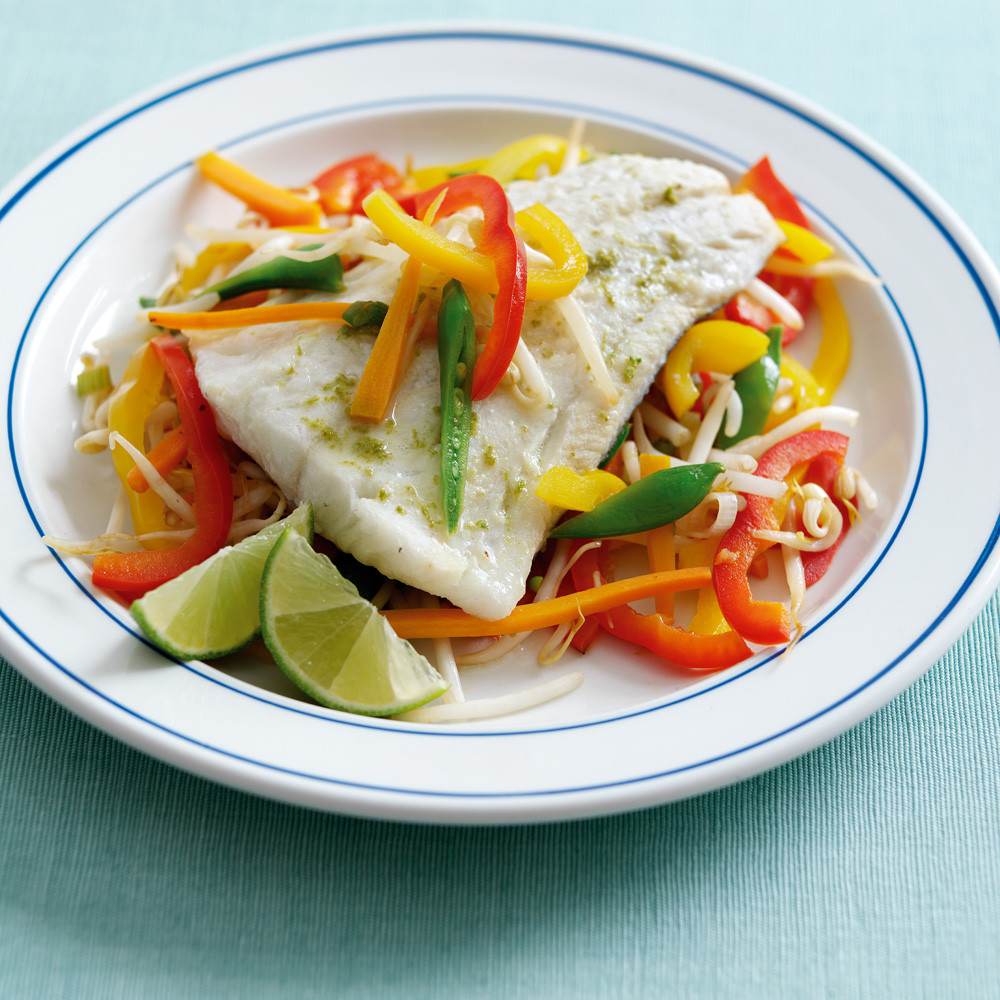 Low Fat Cod Recipes
 Grilled Pacific Cod with Pepper Stir Fry