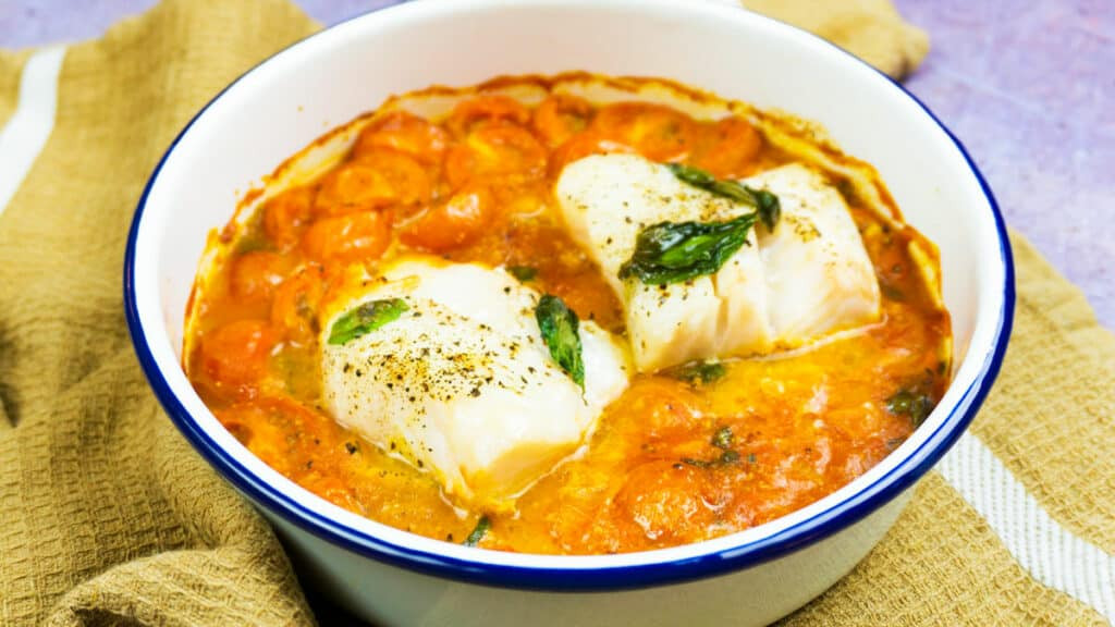 Low Fat Cod Recipes
 Tomato & Basil Baked Cod Loin Basement Bakehouse