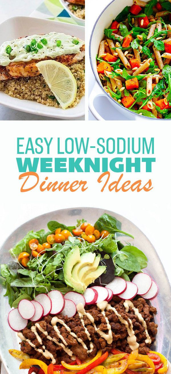 Low Sodium Dinner Ideas
 10 Easy Dinners That Aren t Overloaded With Salt