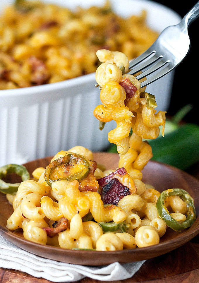 Mac And Cheese Recipes With Bacon
 Bacon Jalapeño Mac and Cheese