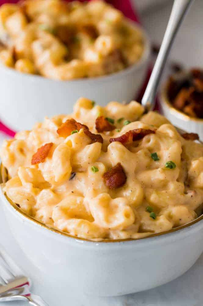 Mac And Cheese Recipes With Bacon
 Bacon Macaroni Cheese i am baker
