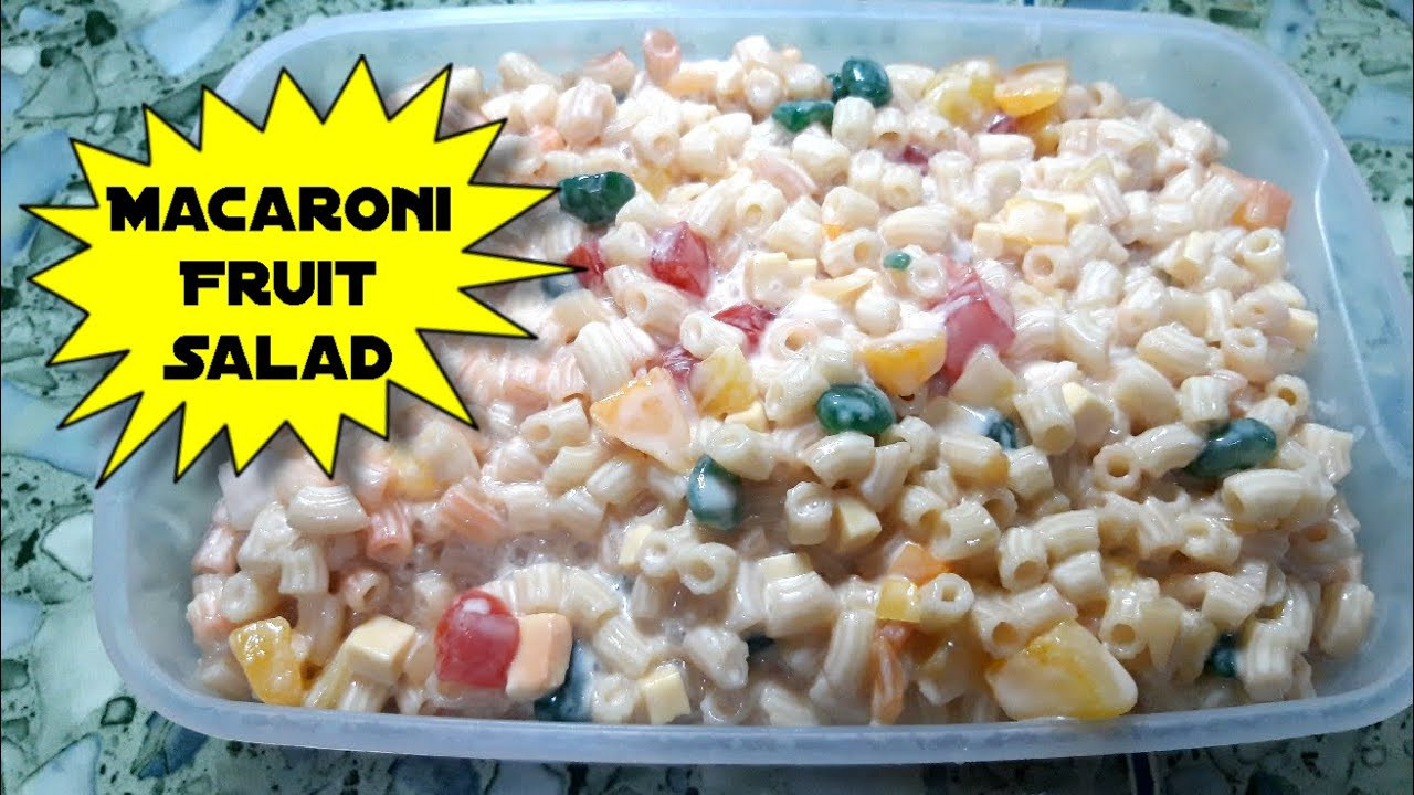 Macaroni Fruit Salad
 How to Make Creamy Macaroni Fruit Salad Easy Recipe for