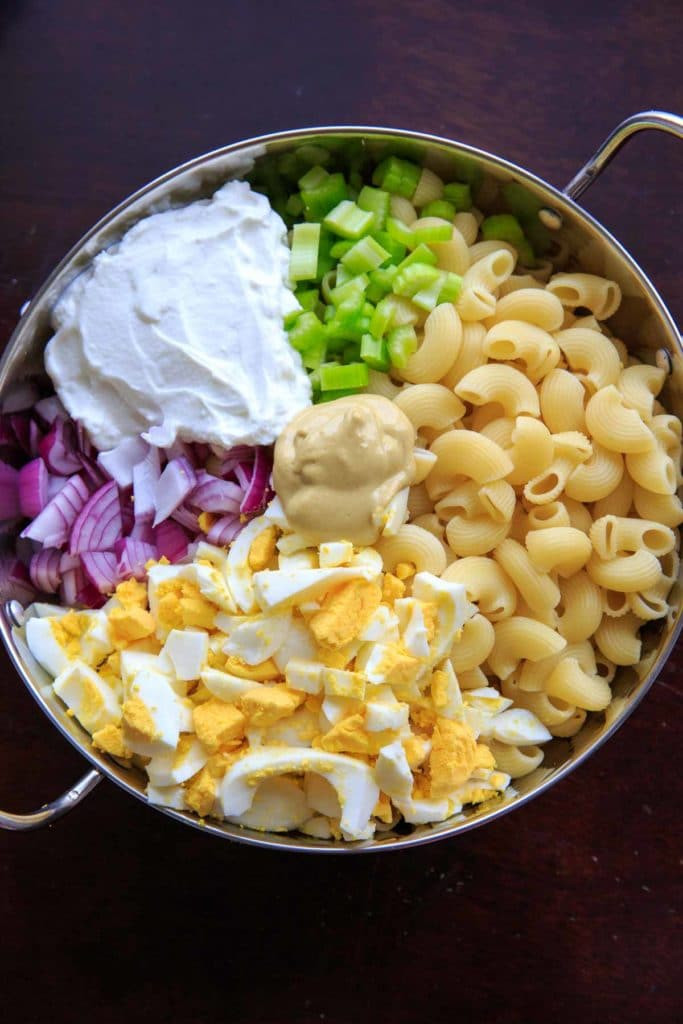 Macaroni Salad With Egg
 Deviled Egg Pasta Salad Macaroni light on mayo great