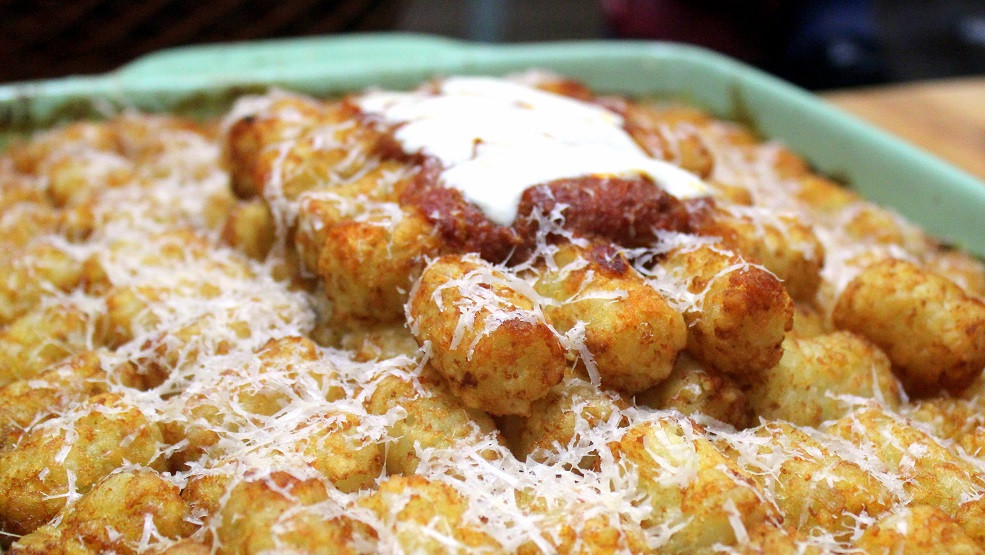 Main Dishes For Potluck
 52 Ways to Cook Tater Tot Chicken Parmesan PLUS Casserole