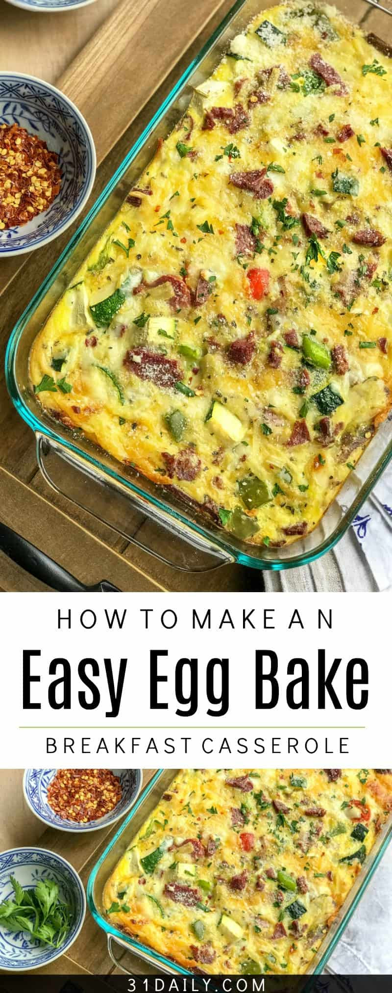 Make Ahead Breakfast Eggs
 Make Ahead Easy Ve able Egg Bake Breakfast Casserole