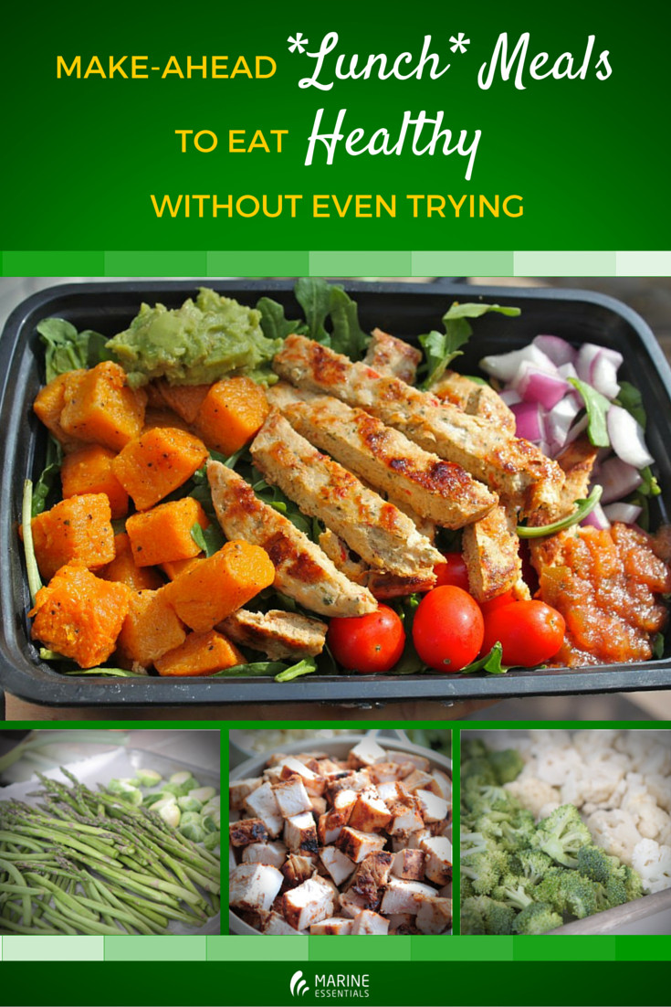 Make Ahead Healthy Lunches
 Make Ahead Lunch Meals To Eat Healthy Without Even