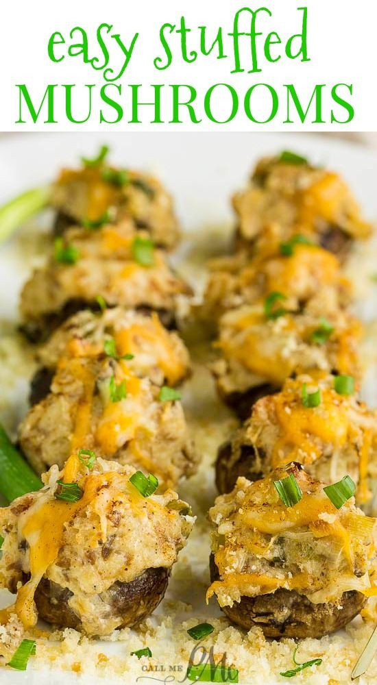 Make Ahead Vegetarian Appetizers
 Stuffed Mushrooms are an easy make ahead appetizer and are