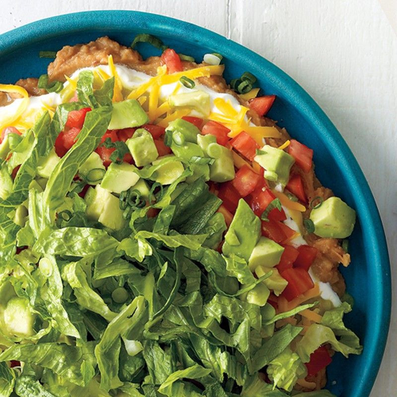 Make Ahead Vegetarian Appetizers
 8 Layer Dip With images