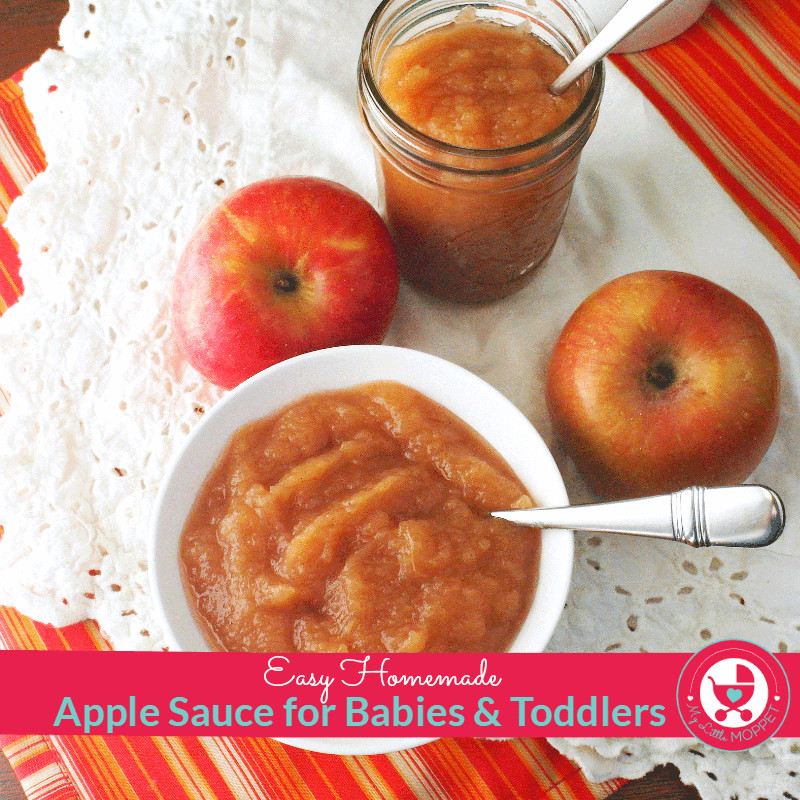 Making Applesauce For Baby
 Applesauce Recipe for Babies My Little Moppet