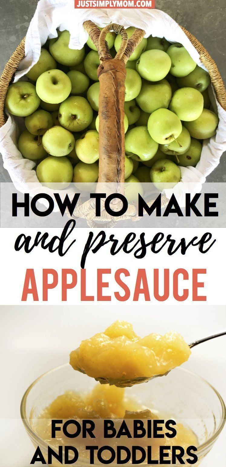 Making Applesauce For Baby
 How to Make and Preserve Fresh Healthy Applesauce for