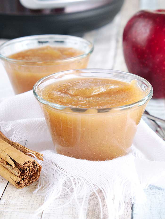Making Applesauce For Baby
 Instant Pot Honey and Cinnamon Applesauce Recipe Sugar Free