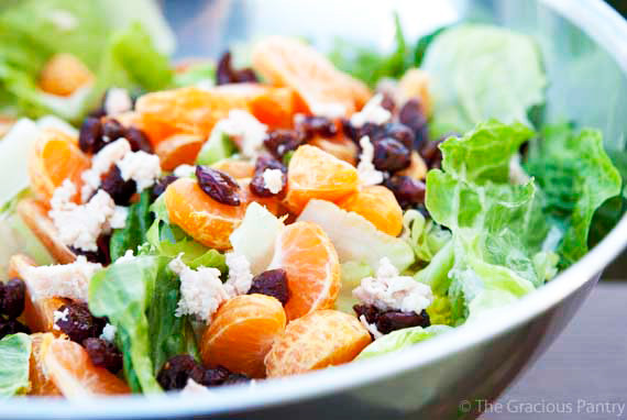 Mandarin Chicken Salad
 Clean Eating Recipes