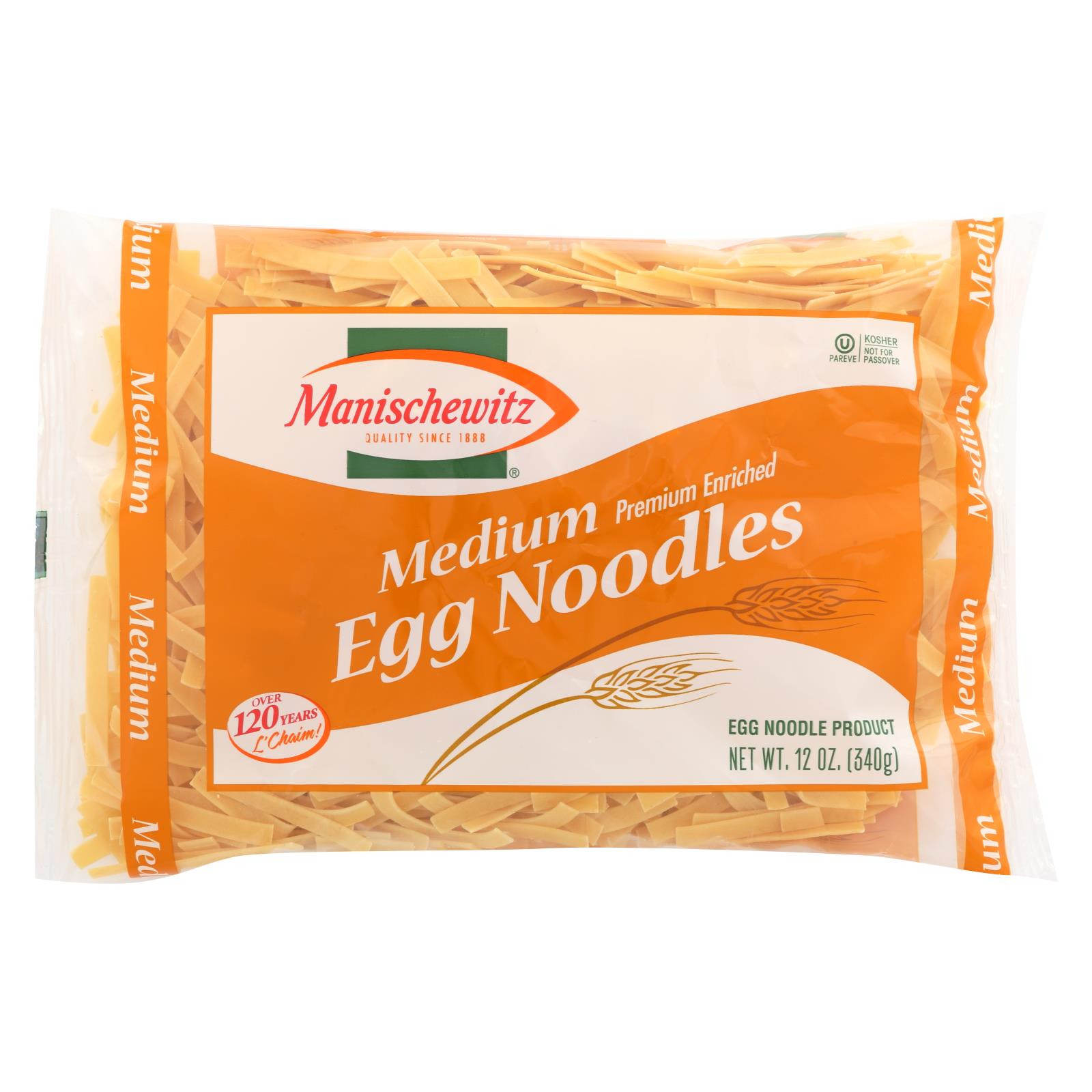 Manischewitz Egg Noodles
 Manischewitz Egg Noodles Medium Case 12 12 Oz