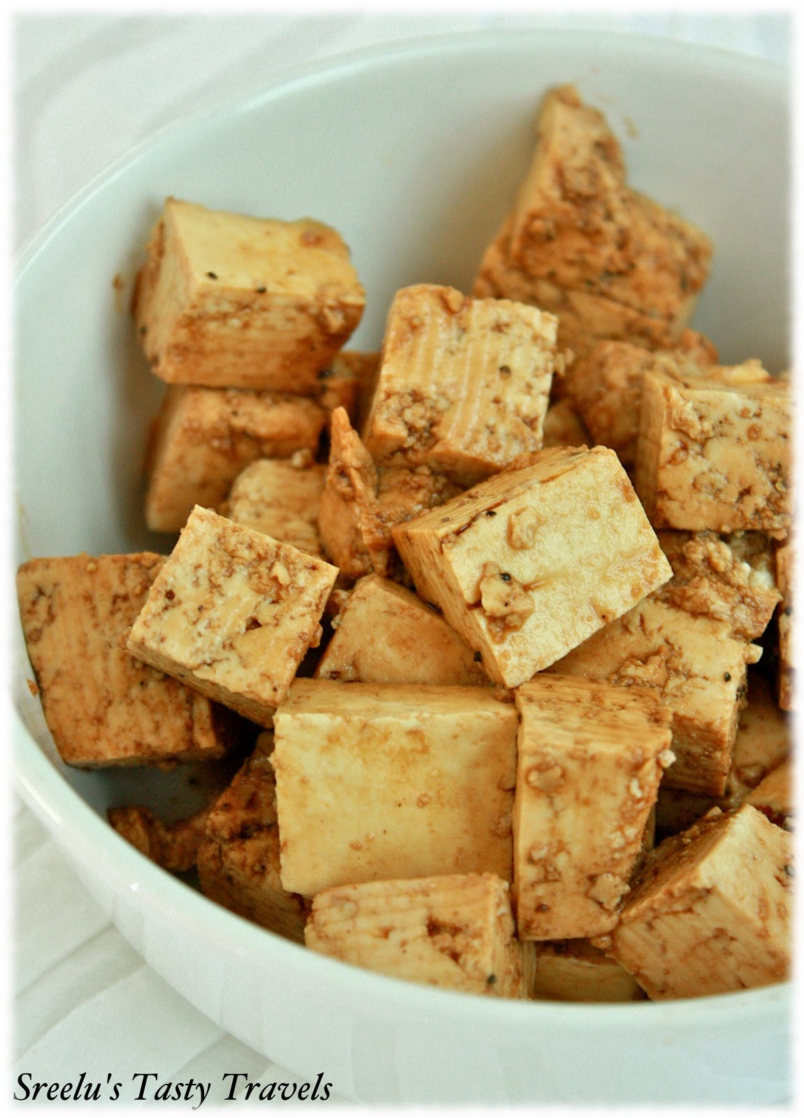 Marinated Baked Tofu Recipes
 Sreelus Tasty Travels Spicy Marinated & Baked Tofu Noodles