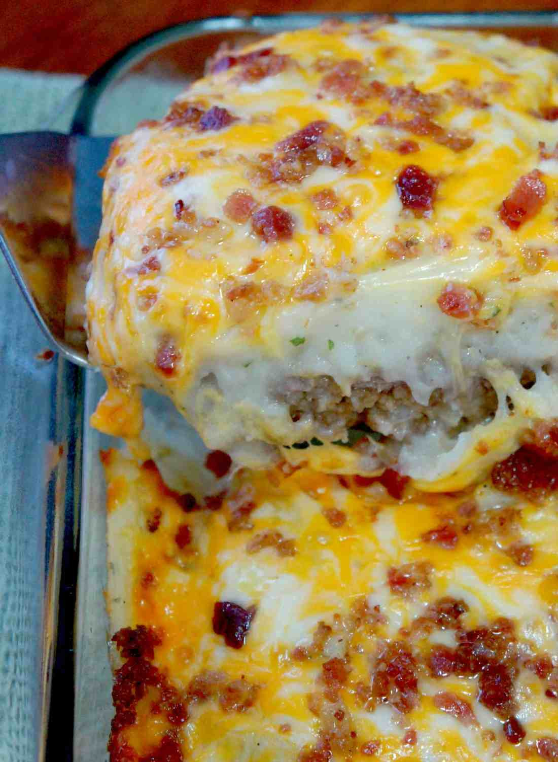 Mashed Potato Casserole With Ground Beef
 Loaded Potato Meatloaf Casserole This is Not Diet Food