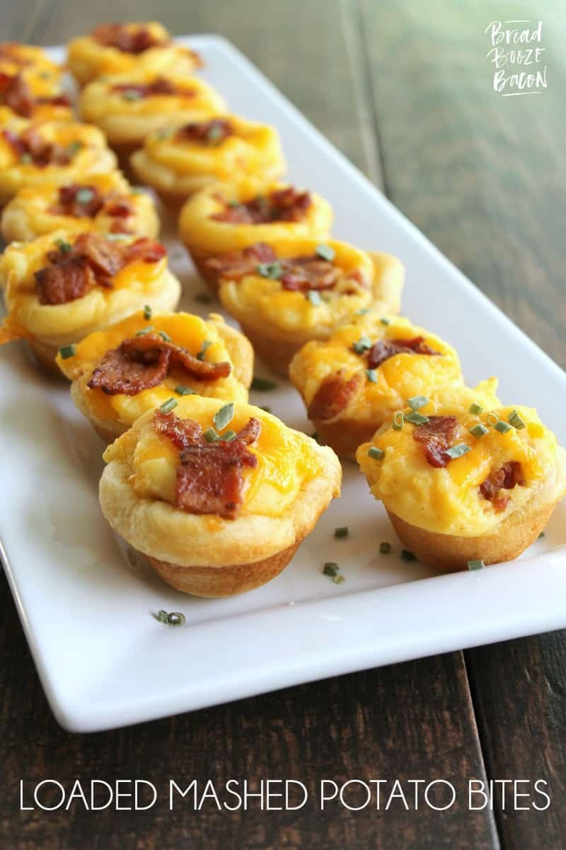 Mashed Potatoes Appetizers
 Loaded Mashed Potato Bites with VIdeo • Bread Booze Bacon