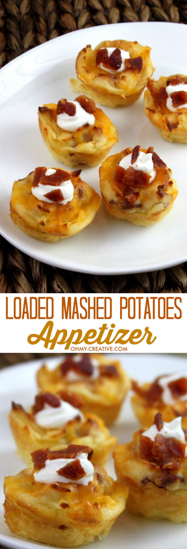 Mashed Potatoes Appetizers
 Loaded Mashed Potatoes Appetizer Bites Oh My Creative