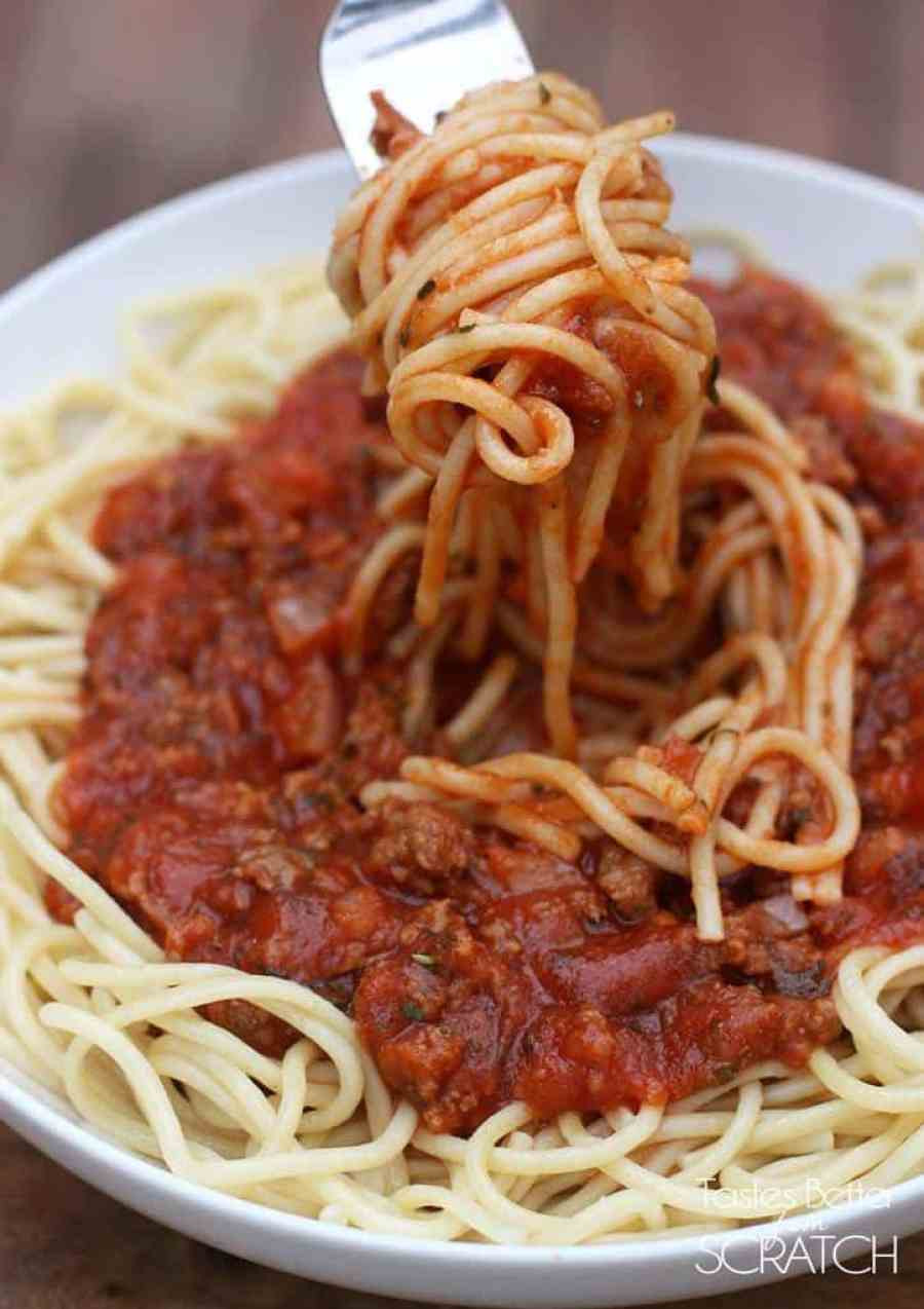 Meat Pasta Sauces
 Homemade Spaghetti Sauce