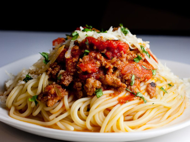 Meat Pasta Sauces
 Spaghetti With Meat Sauce Recipe Food