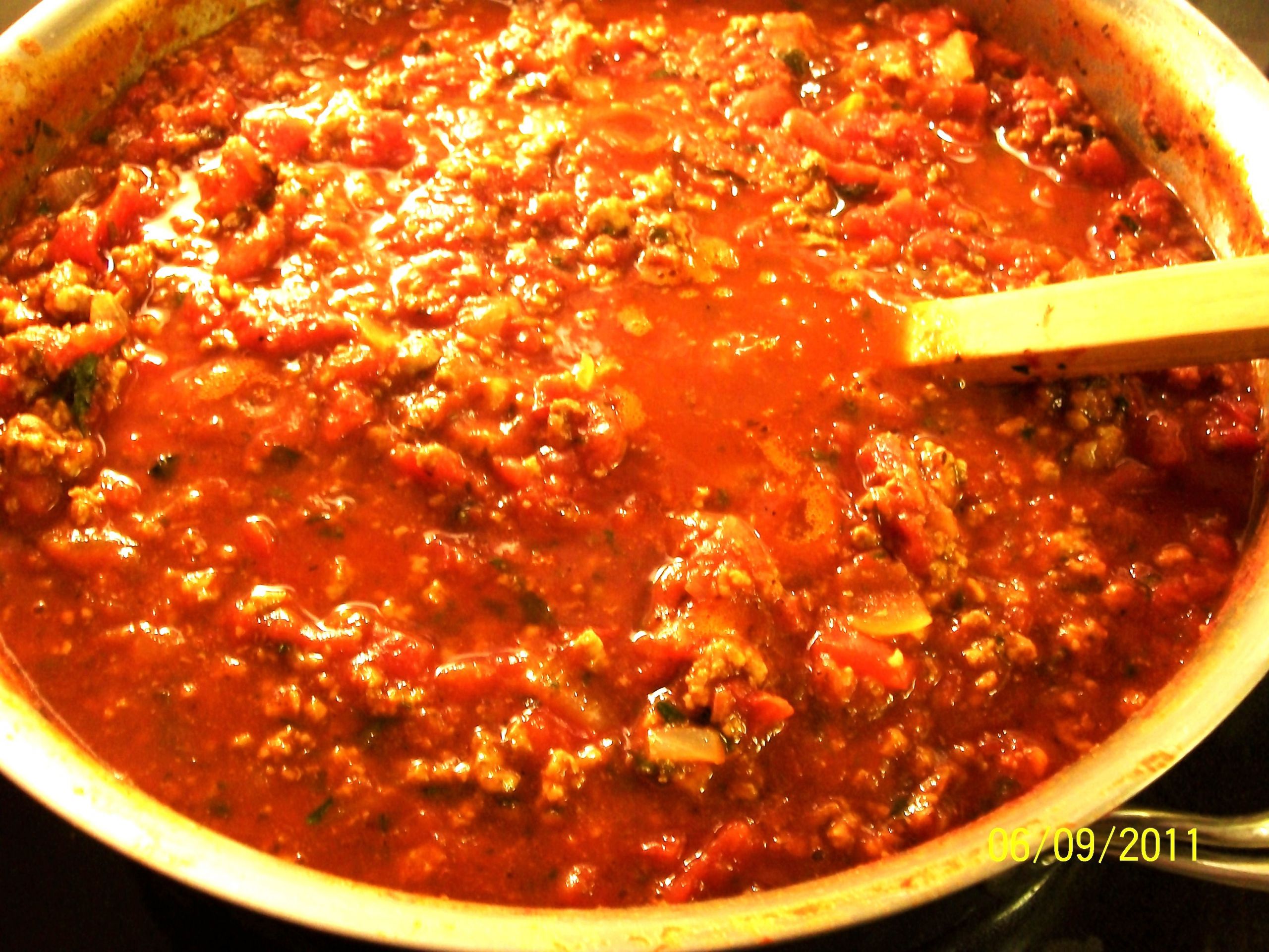 Meat Pasta Sauces
 Italian Pasta Sauce with Meat and Fresh Herbs