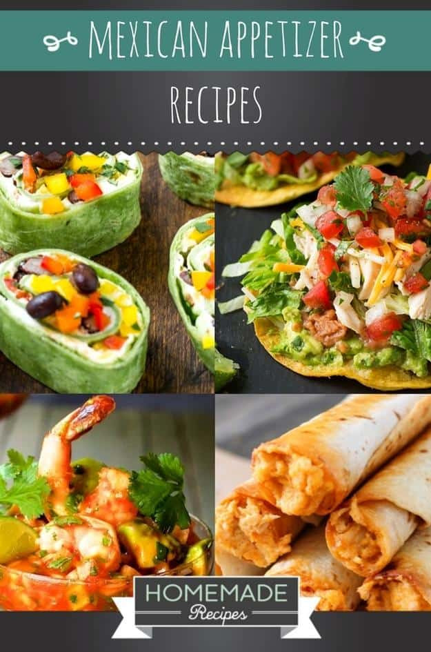Mexican Appetizer Recipes
 15 Scrumptious Mexican Appetizer Recipes