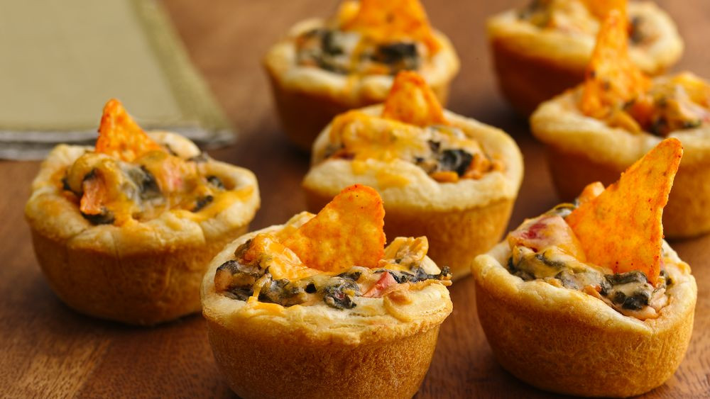Mexican Appetizer Recipes
 Mexican Appetizer Cups recipe from Pillsbury