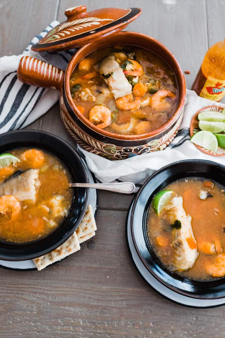 Mexican Fish Soup Recipes
 Caldo de Pescado y Camaron Fish and Shrimp Soup Muy