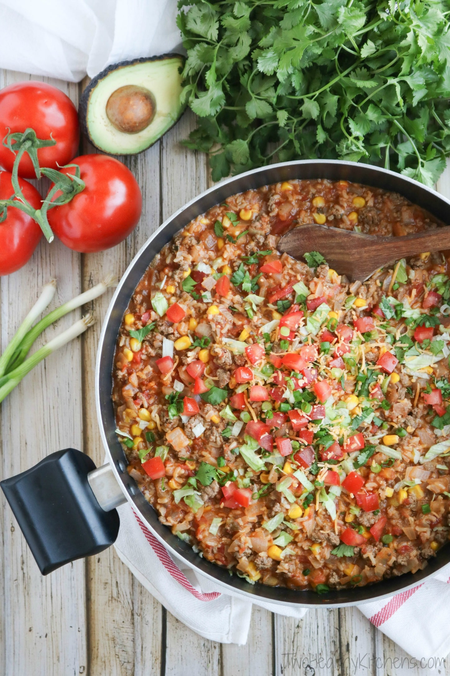 Mexican Food Ideas For Dinner
 e Pot Mexican Rice Skillet Dinner Two Healthy Kitchens