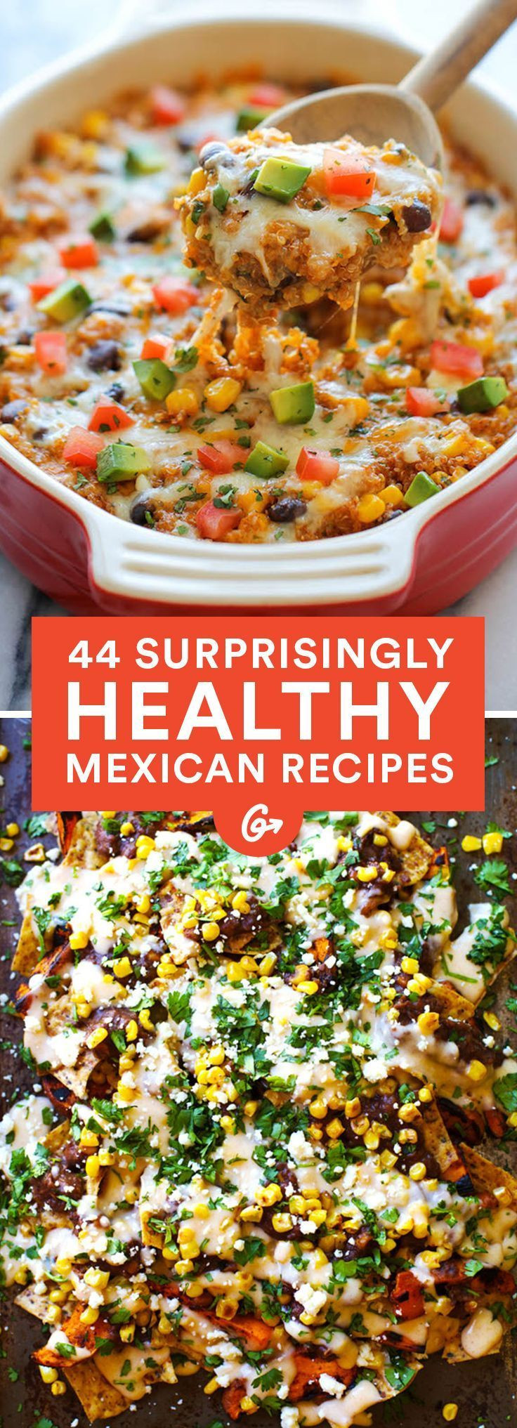 Mexican Food Ideas For Dinner
 44 Surprisingly Healthy Mexican Dinner Ideas and Recipes