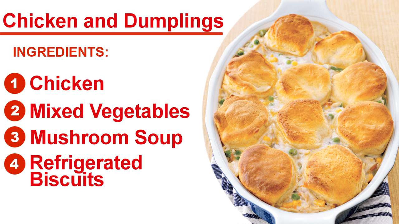 Microwave Chicken And Dumplings
 Five & Dine How to Cook Chicken and Dumplings