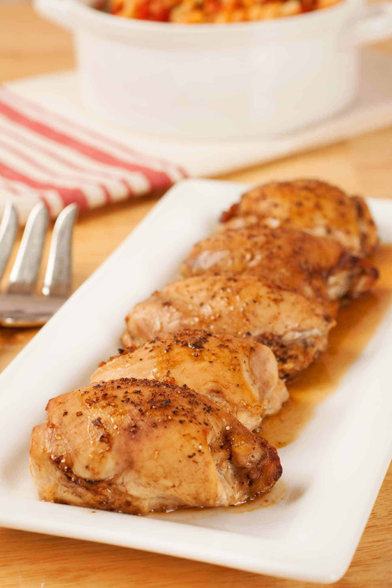 Microwave Chicken Thighs
 Oven Roasted Chicken Thighs Recipe