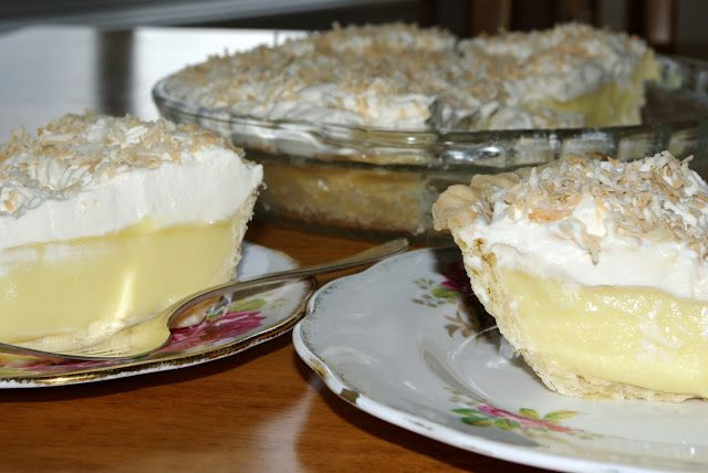 Microwave Coconut Cream Pie
 Mennonite Girls Can Cook Coconut Cream Pie
